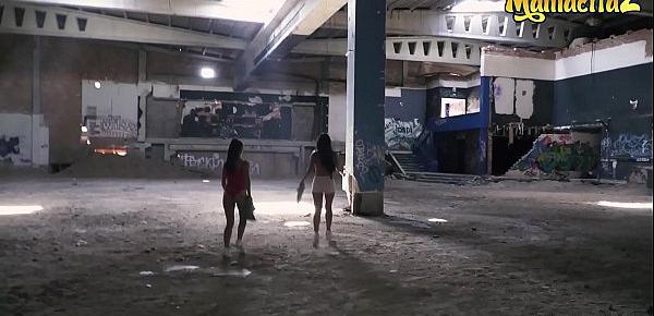  MAMACITAZ - Ramon Nomar Fucks A Latina Teen And A MILF Through An Abandoned Place (Apolonia Lapiedra & Alexa Tomas)